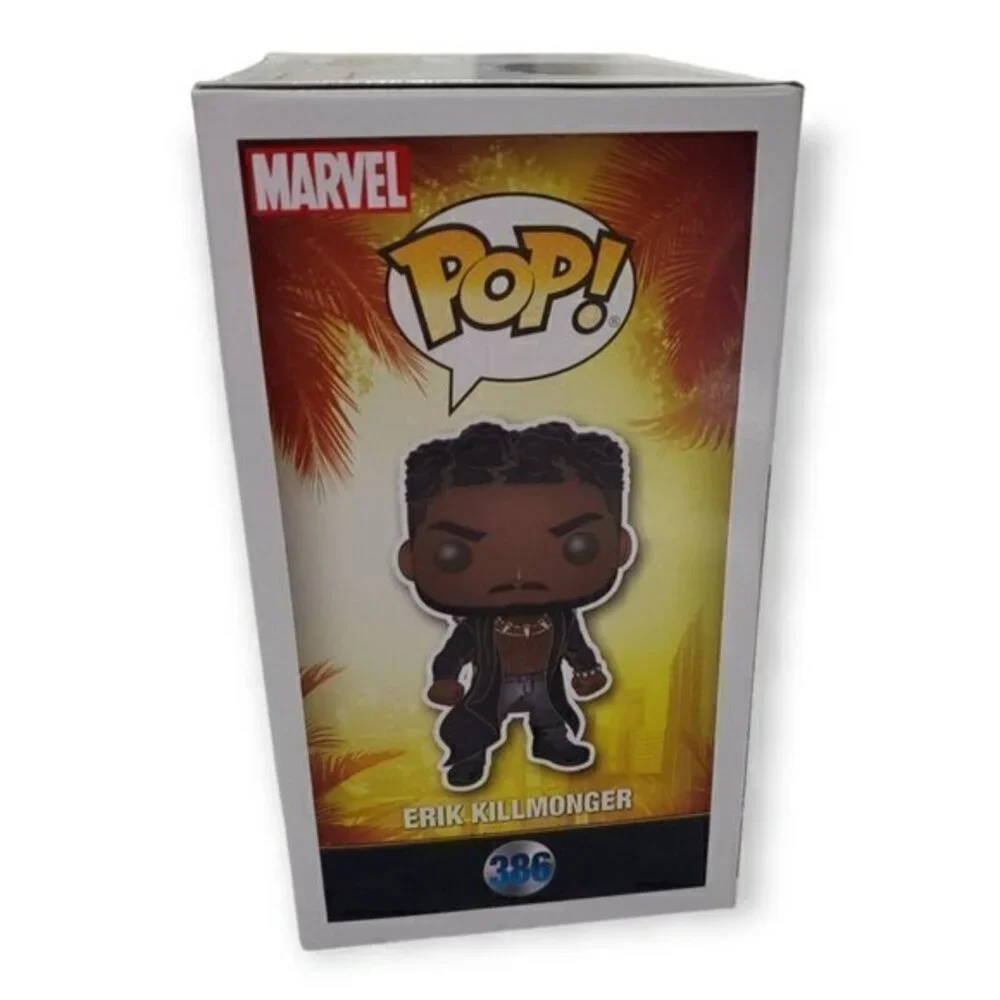 Funko‎ POP! Marvel Black Panther Erik Killmonger with Scars #386 Vinyl Figure